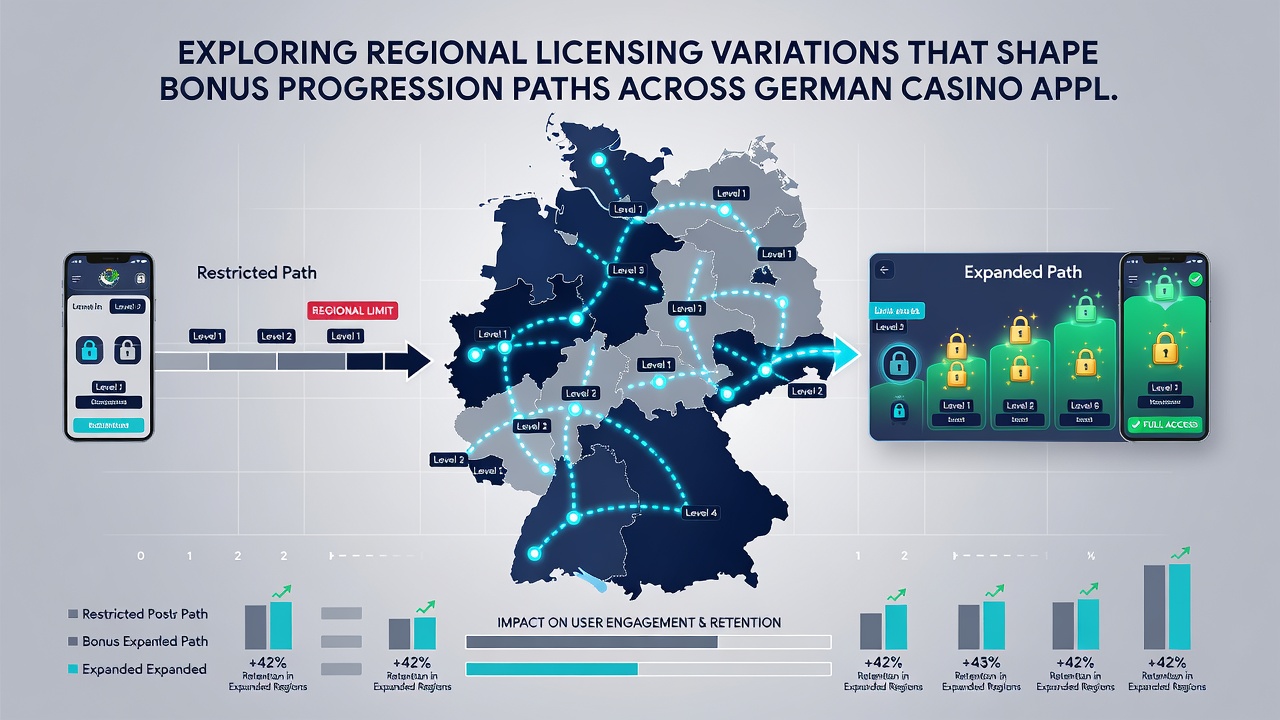Übersicht über Bonusentwicklungsstufen in Abhängigkeit von regionalen Lizenzbedingungen