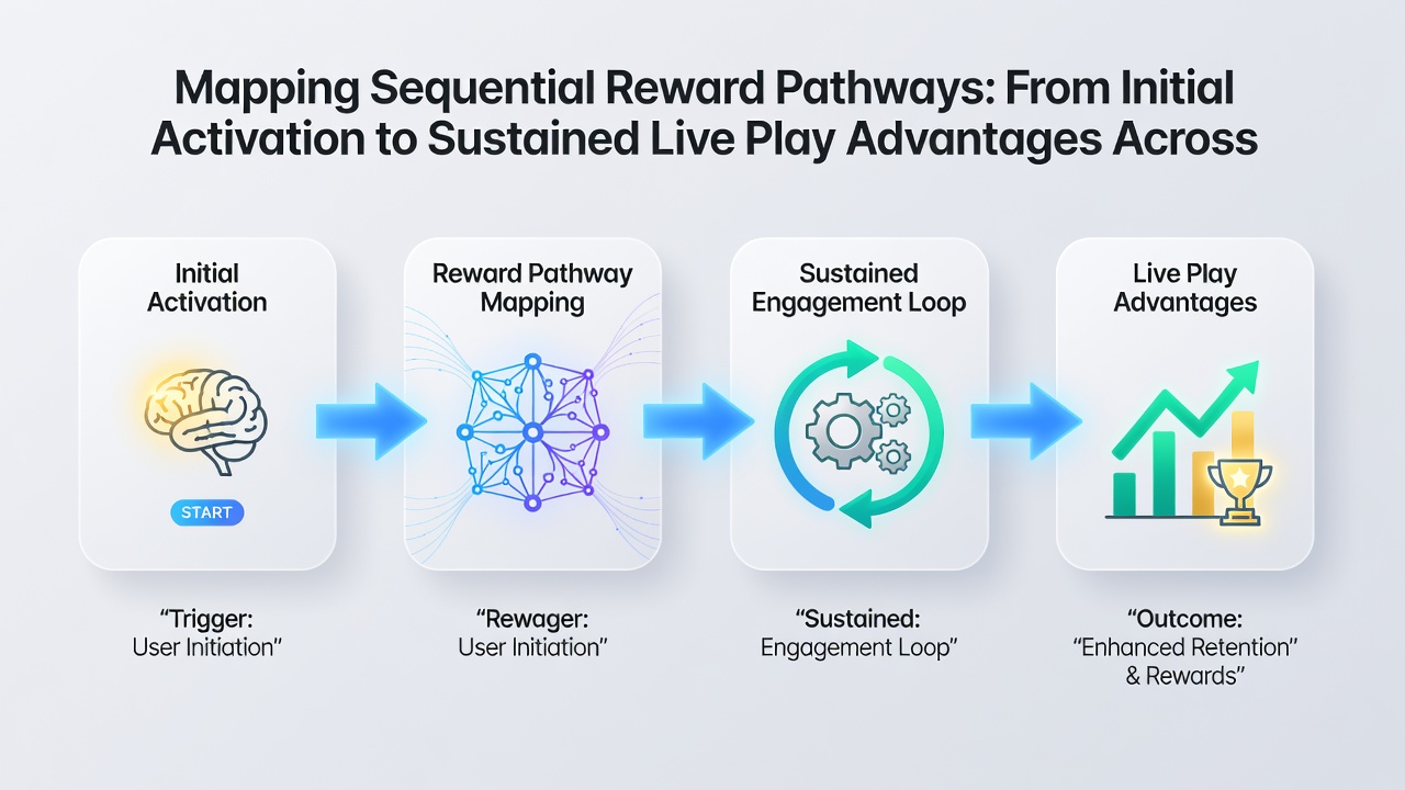 Visualisierung der Pfadkartierung von Einstiegsboni zu nachhaltigen Live-Play-Advantage auf deutschen Plattformen
